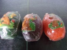 Ostereier- Kerzen aus Wachs