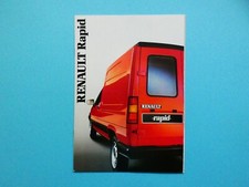 Prospekt / Katalog / Brochure - Renault Rapid Transporter und Combi - 07/86