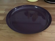 Deko Tablett Lila / Gold