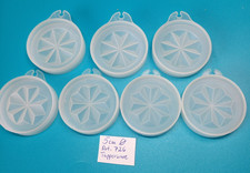 Tupperware Deckel mit Sternmotiv,  5 cm Durchmesser, Art. 726,  transparent