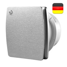 Badlüfter 100mm mit Feuchtigkeitssensor Abluftventilator w/Rückstauklappe 95m³/h