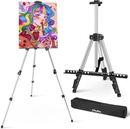Aluminium staffelei 167cm - aluminium,