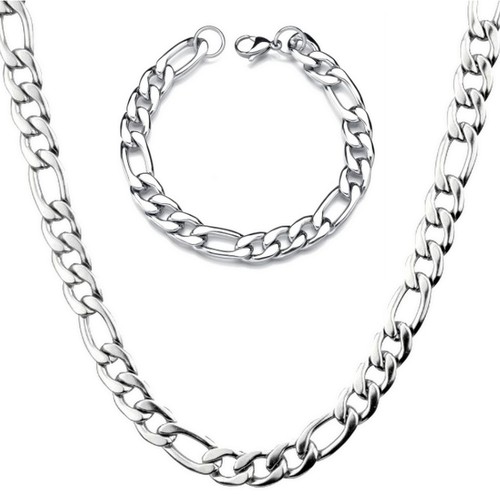 Figaro halskette kette set - figaro,