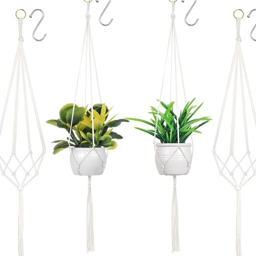 Makramee blumenampel set 4er - makramee,