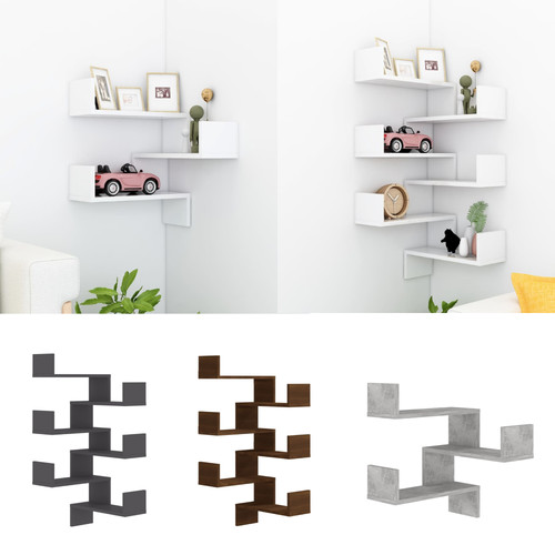 Eckregal zickzack holz - eckregal,