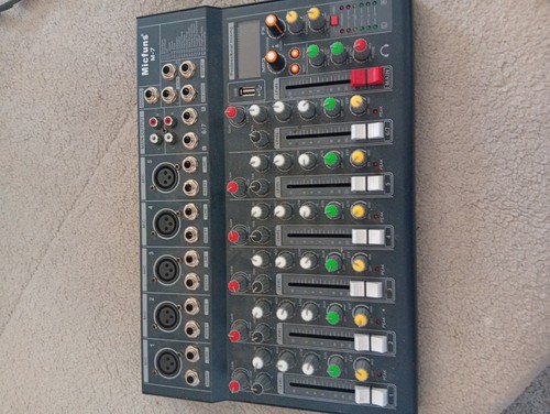 Mixer mischpult 7 kanal - f-7, 7-kanal