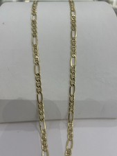 585 GOLD Halskette Figarokette 55cm.5gramm,neue Kette+Etikett.Gelbgold 14KT