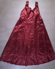 elegantes Kleid lang Abendkleid Ballkleid Brautkleid Hochzeitskleid weinrot Gr 5