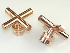 DORNBRACHT TARA KREUZGRIFF SET CYPRUM 70 x 70 x 43 BEDIENGRIFF GRIFF HANDGRIFF