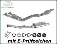 Auspuff Set BMW 3er E30 320 325 Limo Cabrio Touring Katalysator Endschalldämpfer