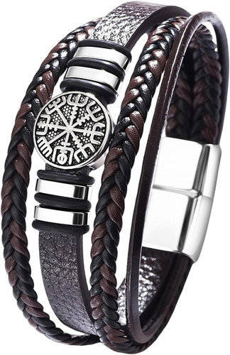 Wikinger Lederarmband für
