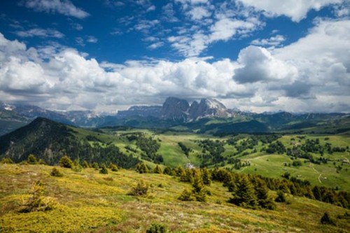 Wandbild panorama von alpe di - alpe,