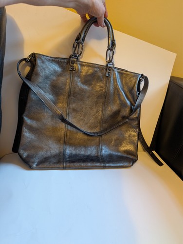 Plinio visona metallic - metallic, leather