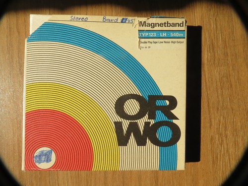 Orwo magnettonband spur - magnettonband, 4