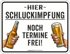Sprüche-Schild Schluckimpfung