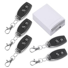 2Kanal Funkschalter Empfänger Modul 433Mhz AB Fernbedienung Für Motor Gate Neu