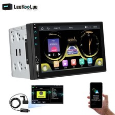 Doppel DIN 7 Zoll DAB+ Autoradio Wireless Carplay Android Auto BT USB MP5 Player
