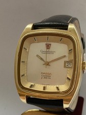 1972 14k Gold Capped Omega f300 hz Constellation Stimmgabeluhr. Model 198.0027
