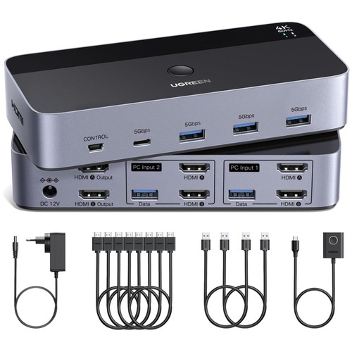 Hdmi kvm switch 2 - kvm, pc