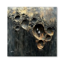 Wandbild Bergsteiger 3D