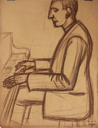 Fritz tröger männerporträt - fritz,