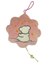 Sterntaler Spieluhr Bär Rosa Wolke 17 cm Stofftier Kuscheltier Musik Vintage Alt
