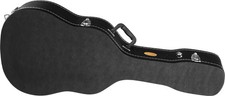 B-WARE Rocktile Deluxe Western Gitarre Koffer Hard Case Transport Folk Black