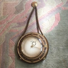 Peweta Wanduhr Vintage Braun Golden (Batterie)