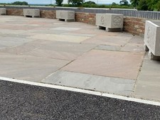 Großer Pflanztrog Grafschaft aus Steinguss - Antikgrau