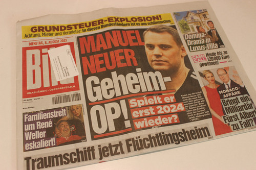 Bildzeitung 2023 august - bildzeitung, 08.08.2023
