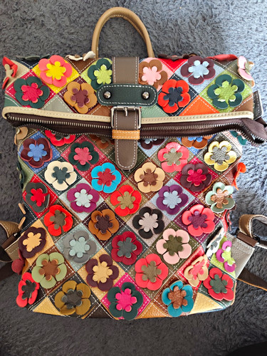 Damen leder rucksacktasche - damen,