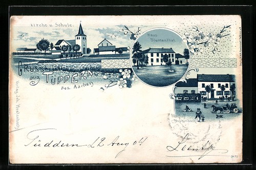 Lithographie tüddern bez - lithographie, /bez
