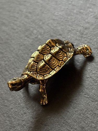 Landschildkröte aus messing - landschildkröte,