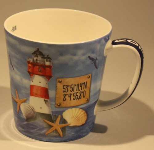 Kaffeebecher leuchtturm roter - kaffeebecher,