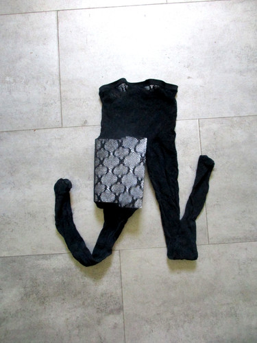 Strumpfhose spitze schwarz - strumpfhose,