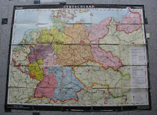 Wandkarte Germany after 1945