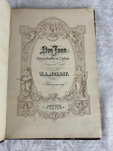 Antikes notenbuch don juan - don,