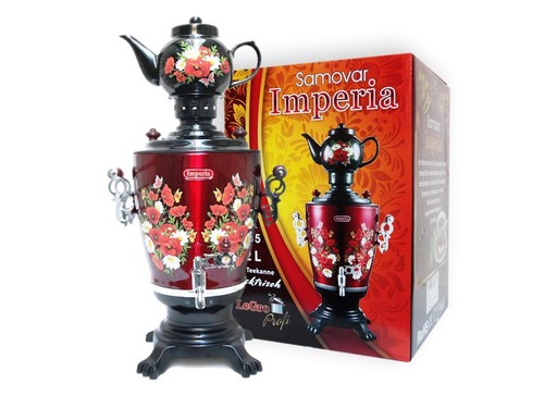 Samowar imperia mit teekanne - samowar,