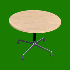 Vitra Eames Contract Table Eiche Hell 80cm Rund Tisch Couchtisch Beistelltisch