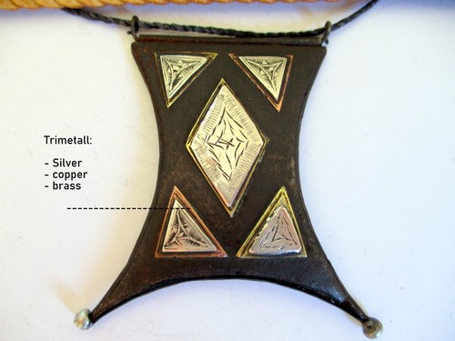 Silber amulett medaillon - silber,