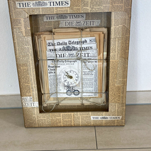 Wanduhr objektkunst des - wanduhr/objektkunst,