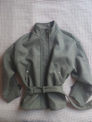 Zara kurzer wollmantel mit - zara,