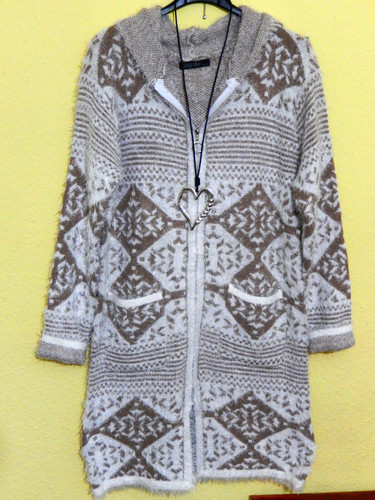 Kuscheliger strickmantel - kuscheliger,