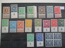 Kleine Partie, Amerikanische und Sowjetische Besatzungszone 1946 alle Postfrisch