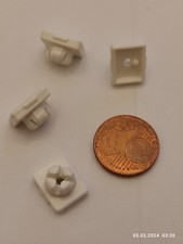 Playmobil 4 x BS Stecker Clip Verbinder Erzatz Zubehör / Top Zustand ! K