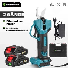 Gartenschere Stschneider Rebschere Astschere mit 2 Akkus Für Makita 18V Akku