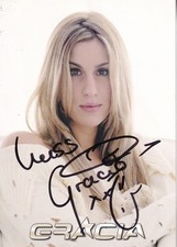 Autogramm - Gracia Baur - DSDS