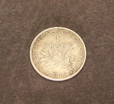 Münze Frankreich Liberte Egalite Fraternite 1 Franc 1915 Republique Francaise