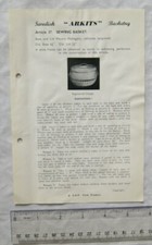 Vintage Prospekt: Schwedische