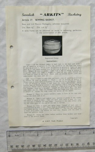 Vintage prospekt schwedische - prospekt:,